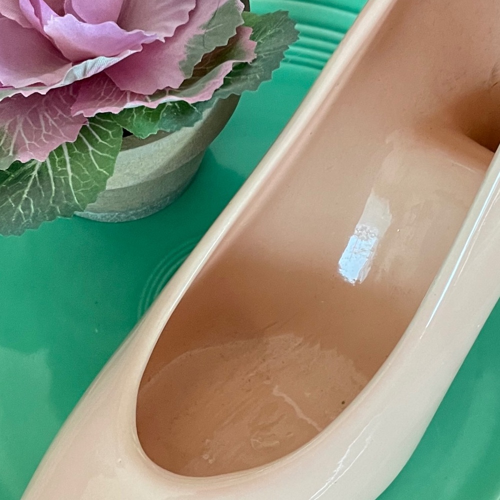 Vintage Ceramic Women's High Heel Pump - Picture 10 of 12